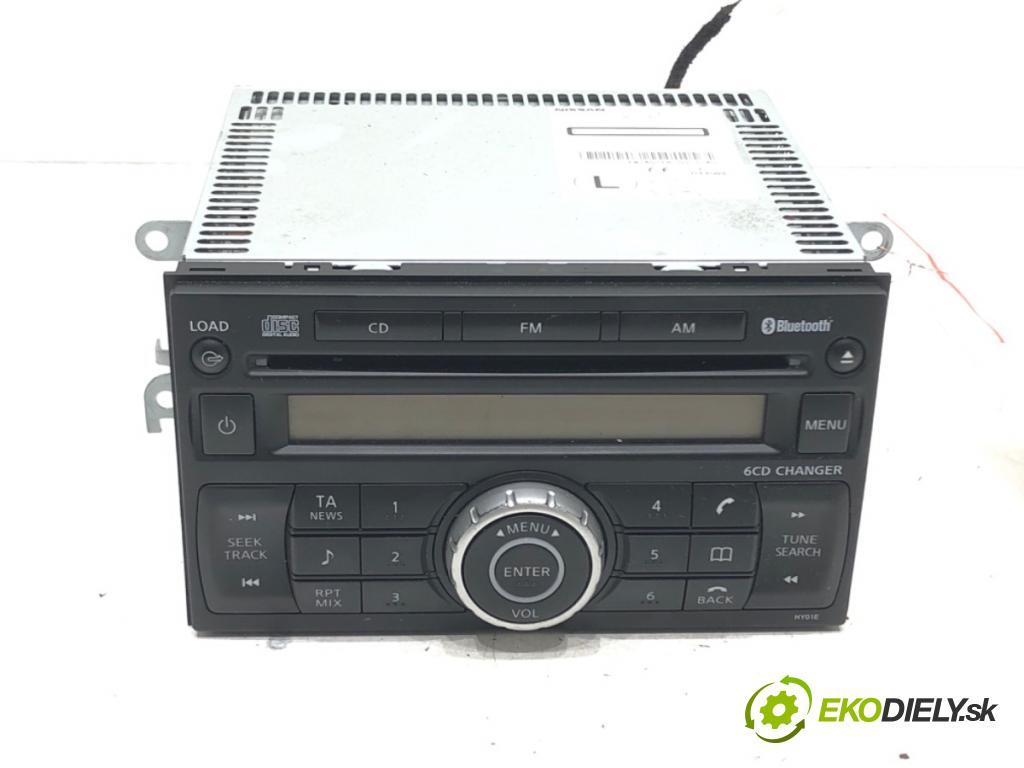 NISSAN QASHQAI / QASHQAI +2 I (J10, NJ10, JJ10E) 2006 - 2014    2.0 104 kW [141 KM] benzyna 2007 - 2013  RADIO 28185JD40A (Audio zařízení)