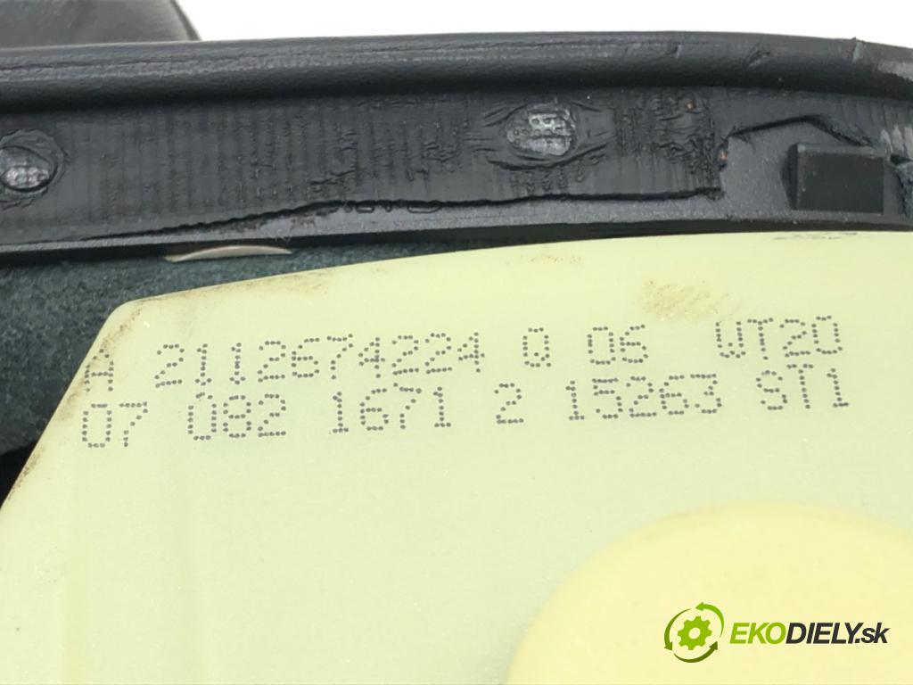 MERCEDES-BENZ KLASA E (W211) 2002 - 2009    E 320 CDI (211.022) 165 kW [224 KM] olej napędowy 2005 - 2008  Kulisa A2112674224 (Rýchlostné páky / kulisy)