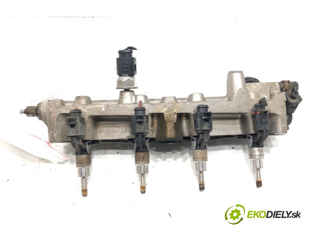 SKODA OCTAVIA II (1Z3) 2004 - 2013    1.6 FSI 85 kW [115 KM] benzyna 2004 - 2008  lišta vstřikovací 03C133036D (Vstřikovací lišty)