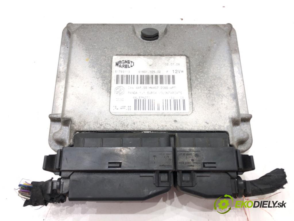 FIAT PANDA (169_) 2003 - 2022    1.1 (169.AXA1A) 40 kW [54 KM] benzyna 2003 - 2022  riadiaca jednotka Motor 51793113 (Riadiace jednotky)