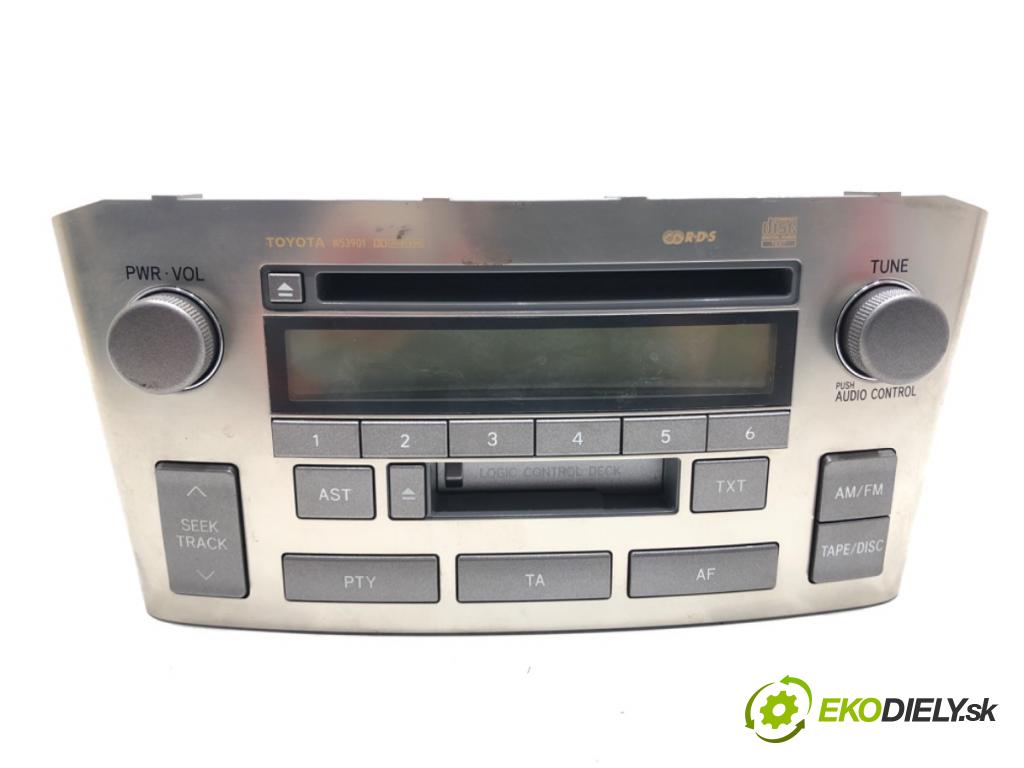 TOYOTA AVENSIS Kombi (_T25_) 2003 - 2008    2.0 D-4D (CDT250_) 85 kW [116 KM] olej napędowy 2003 - 2008  RADIO 86120-05080 (Audio zariadenia)