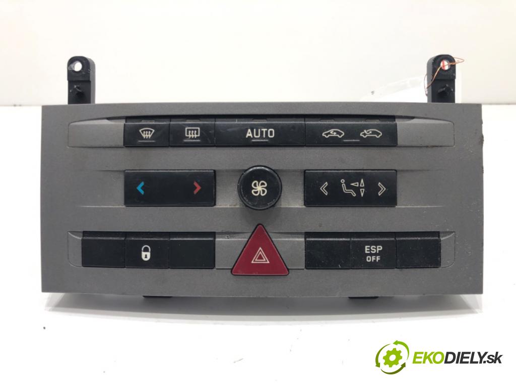 PEUGEOT 407 (6D_) 2004 - 2011    2.0 (6DRFNB, 6DRFNE) 100 kW [136 KM] benzyna 2004 - 2005  Panel ovládaní topení 6451VC (Ovládaní topení a přepínače)