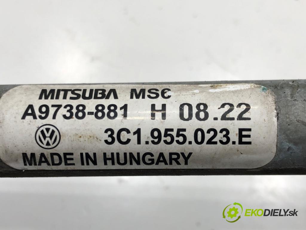 VW PASSAT B6 (3C2) 2005 - 2010    1.4 TSI 90 kW [122 KM] benzyna 2007 - 2010  mechanismus stěračů přední část 3C1955023E (Motorky stěračů)