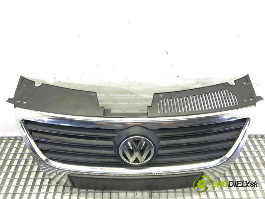 VW PASSAT B6 (3C2) 2005 - 2010    1.4 TSI 90 kW [122 KM] benzyna 2007 - 2010  Mriežka maska 3C0853651A (Mriežky, masky)