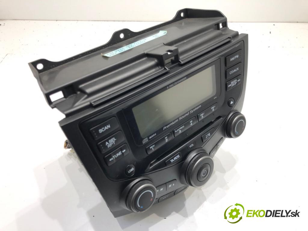 HONDA ACCORD VII (CL, CN) 2003 - 2012    2.2 i-CTDi (CN1) 103 kW [140 KM] olej napędowy 2004 - 2008  RADIO 39050-SEF-G250-M1 (Audio zariadenia)