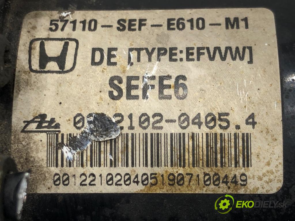 HONDA ACCORD VII (CL, CN) 2003 - 2012    2.2 i-CTDi (CN1) 103 kW [140 KM] olej napędowy 2004 - 2008  pumpa ABS 57110-SEF-E610-M1 (Pumpy brzdové)