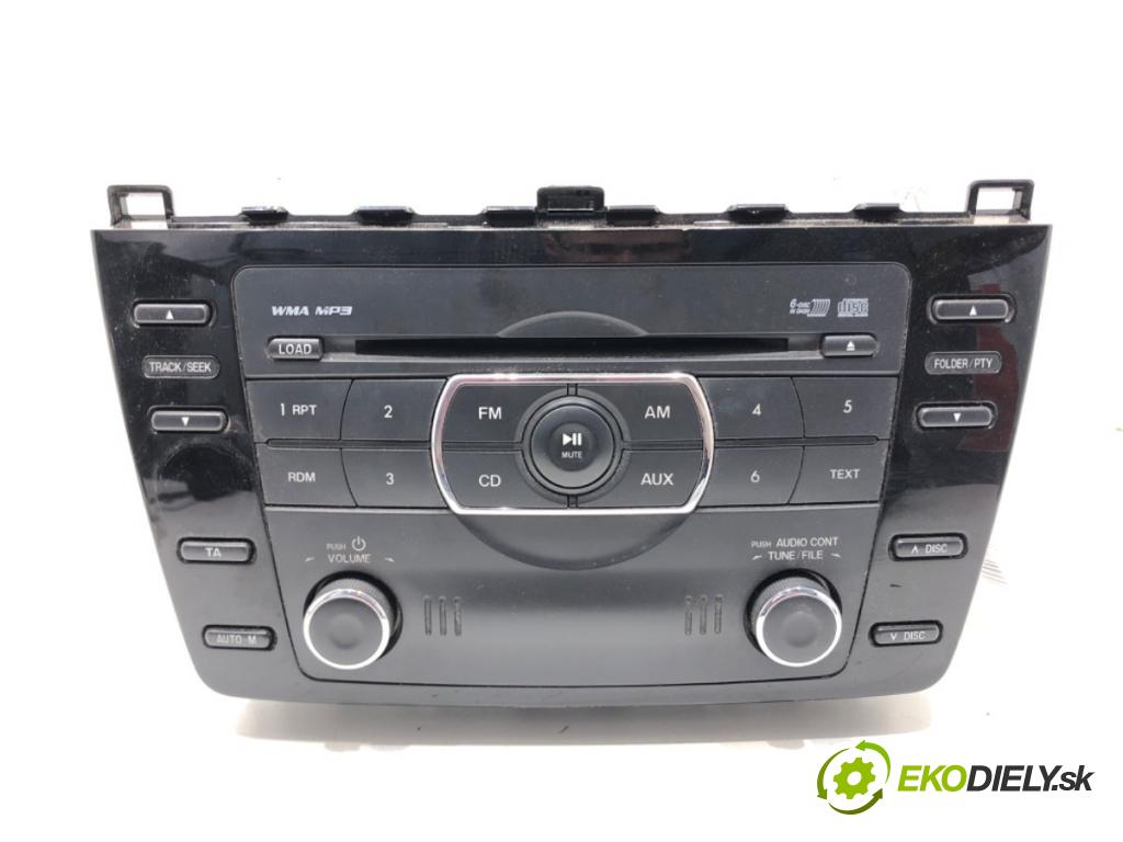 MAZDA 6 Kombi (GH) 2007 - 2013    2.2 MZR-CD (GH10) 120 kW [163 KM] olej napędowy 2008 - 2013  RADIO GDL1669RX (Audio zariadenia)