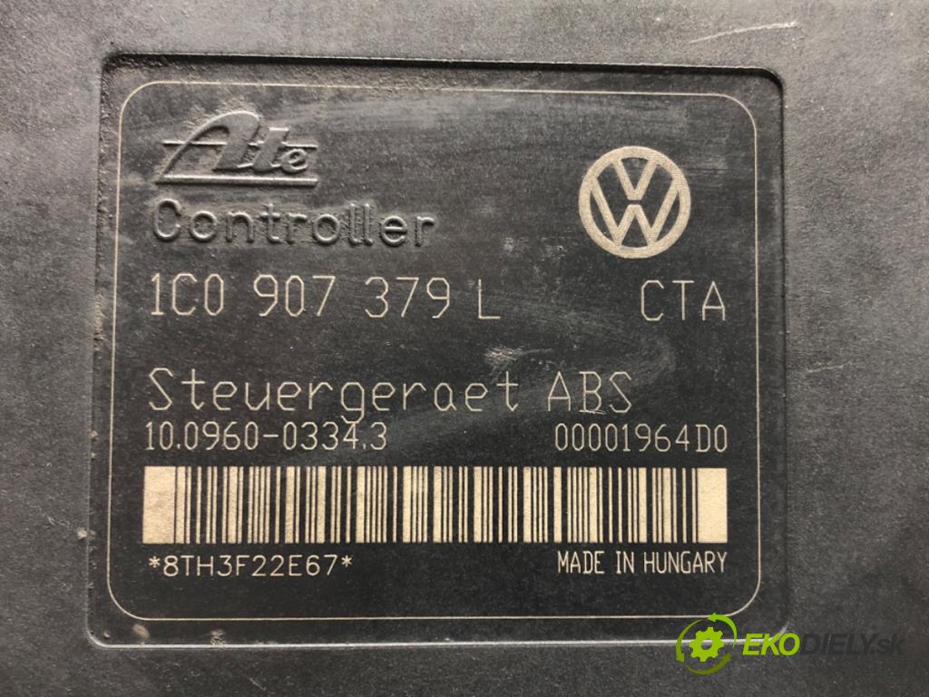 VW GOLF IV (1J1) 1997 - 2008    1.9 TDI 74 kW [101 KM] olej napędowy 2000 - 2005  pumpa ABS 1C0907379L (Pumpy brzdové)