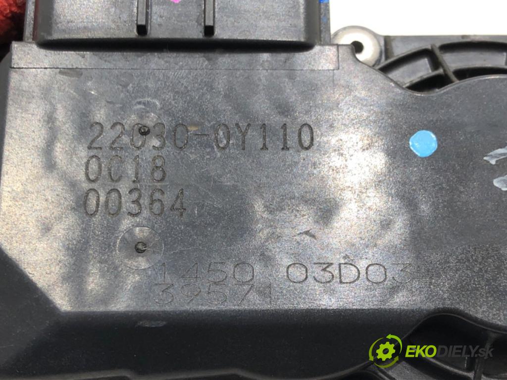 TOYOTA YARIS (_P13_) 2010 - 2022    1.5 (NSP131_) 82 kW [112 KM] benzyna 2017 - 2022  Škrtiaca klapka 22030-0Y110 (Škrtiace klapky)