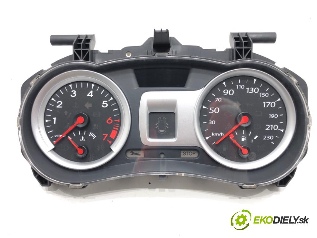 RENAULT CLIO III (BR0/1, CR0/1) 2005 - 2014    1.2 16V (BR02, BR0J, BR11, CR02, CR0J, CR11) 55 kW [75 KM] benzyna 2005 - 2014  Prístrojovka 8201060291 (Prístrojové dosky, displeje)