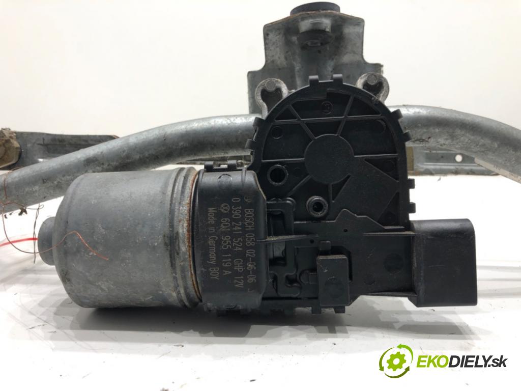 VW POLO (9N_, 9A_) 2001 - 2014    1.4 TDI 55 kW [75 KM] olej napędowy 2001 - 2005  Mechanizmus stieračov predný 6Q1955023D (Motorčeky stieračov predné)