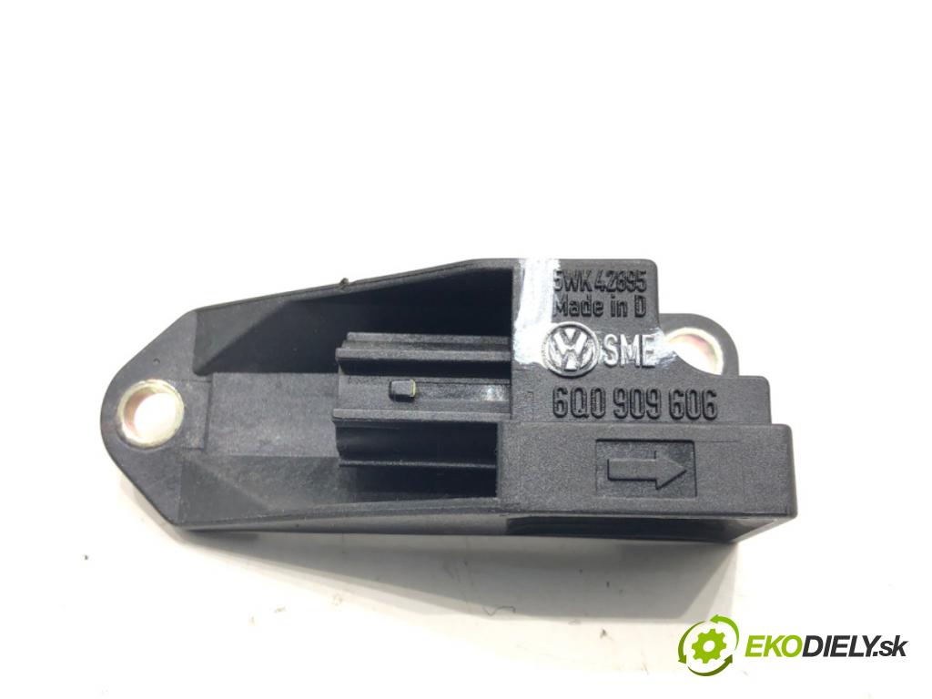 VW POLO (9N_, 9A_) 2001 - 2014    1.4 TDI 55 kW [75 KM] olej napędowy 2001 - 2005  Snímač nárazu 6Q0909606 (Snímače nárazu)