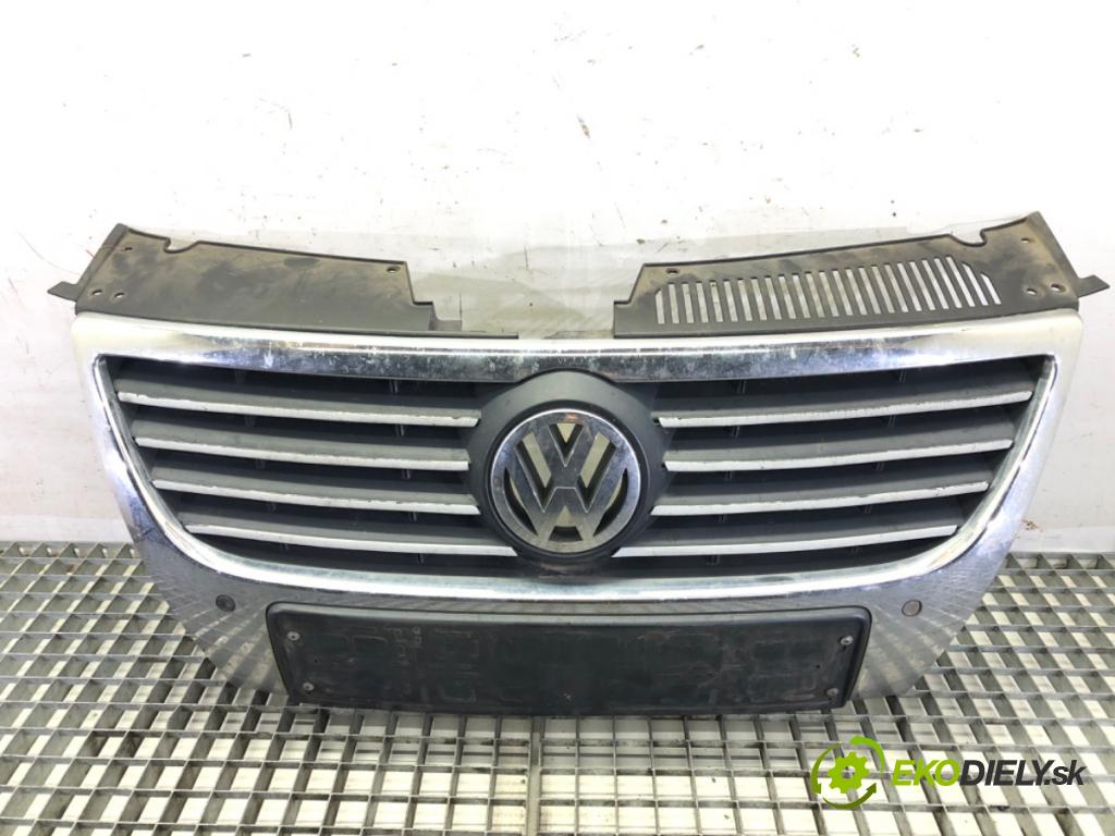 VW PASSAT B6 (3C2) 2005 - 2010    1.9 TDI 77 kW [105 KM] olej napędowy 2005 - 2010  Mriežka maska 3C0853651B (Mriežky, masky)