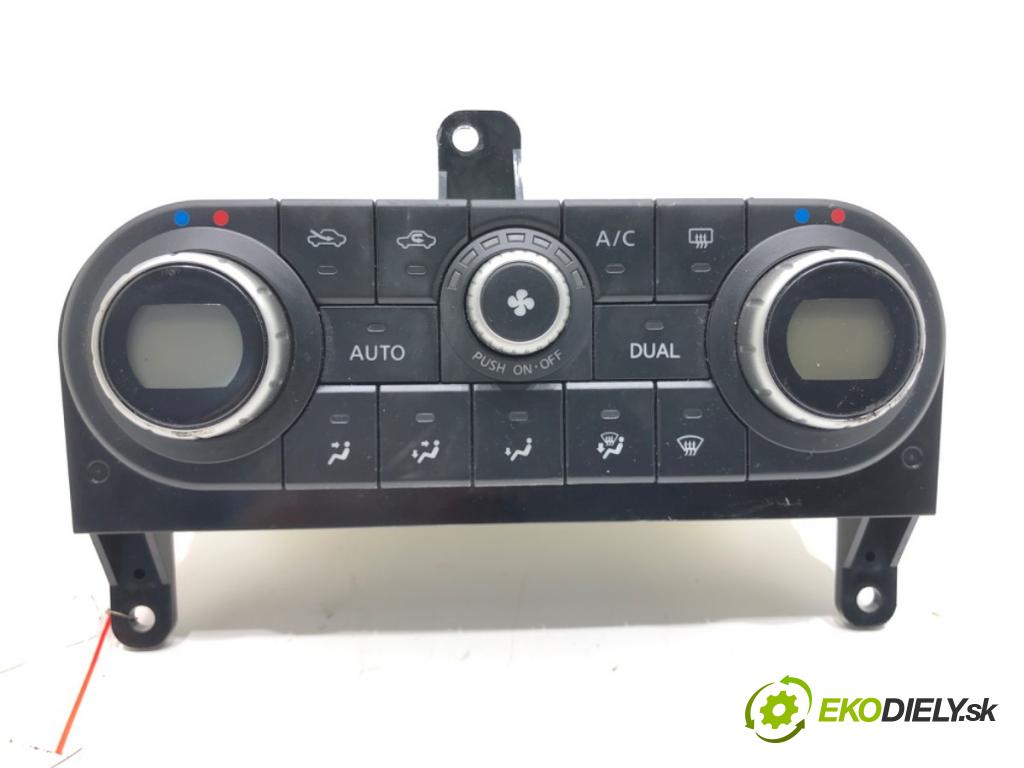 NISSAN QASHQAI / QASHQAI +2 I (J10, NJ10, JJ10E) 2006 - 2014    1.6 84 kW [114 KM] benzyna 2007 - 2013  Panel ovládaní topení 27500JD40C (Ovládaní topení a přepínače)