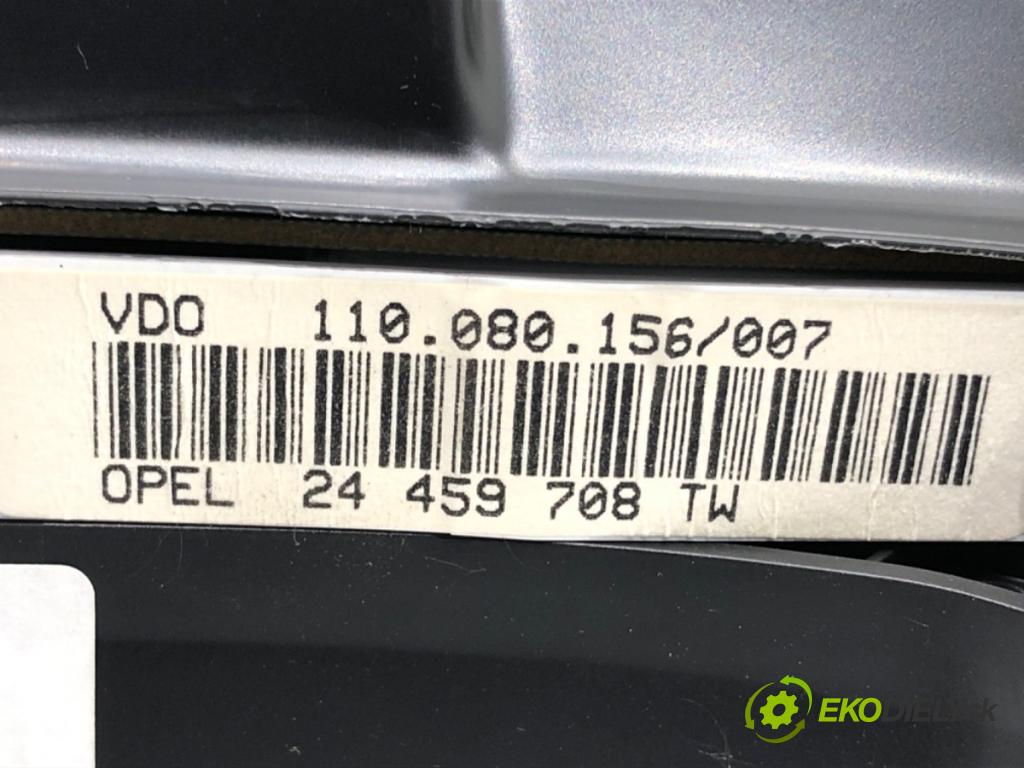 OPEL ASTRA G liftback (T98) 1998 - 2009    1.6 LPG (F08, F48) 74 kW [101 KM] Benzyna / gaz samochodowy (LPG) 1998 - 2005  prístrojovka 24459708 (Přístrojové desky, displeje)