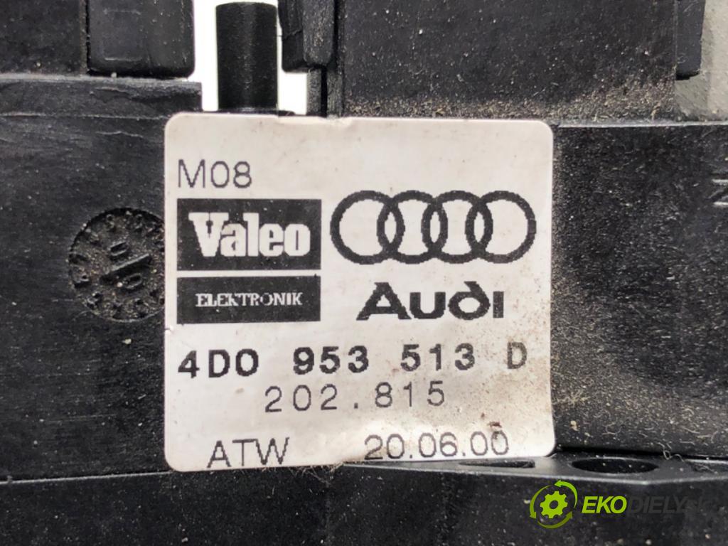 AUDI A4 B5 Avant (8D5) 1994 - 2002    1.9 TDI 85 kW [115 KM] olej napędowy 2000 - 2001  přepínač kombinovaný 4D0953513D (Ovládaní topení a přepínače)