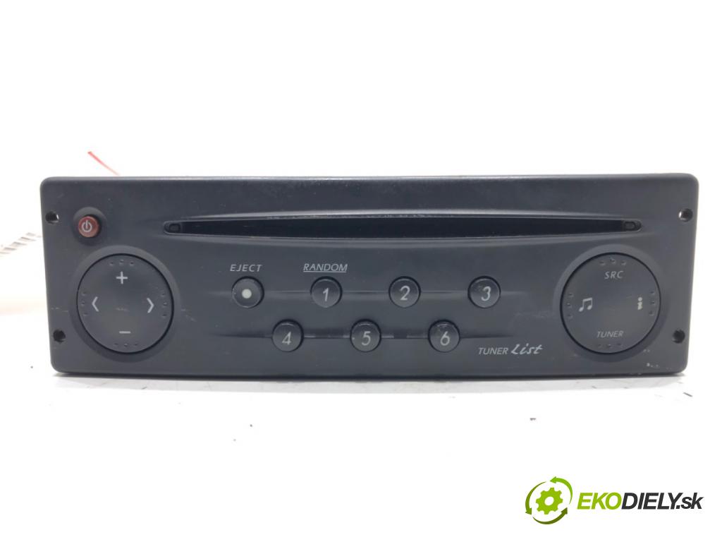 RENAULT LAGUNA II (BG0/1_) 2001 - 2007    1.8 16V (BG06, BG0J, BG0M) 85 kW [116 KM] benzyna 2001 - 2007  RADIO 8200247962 (Audio zariadenia)