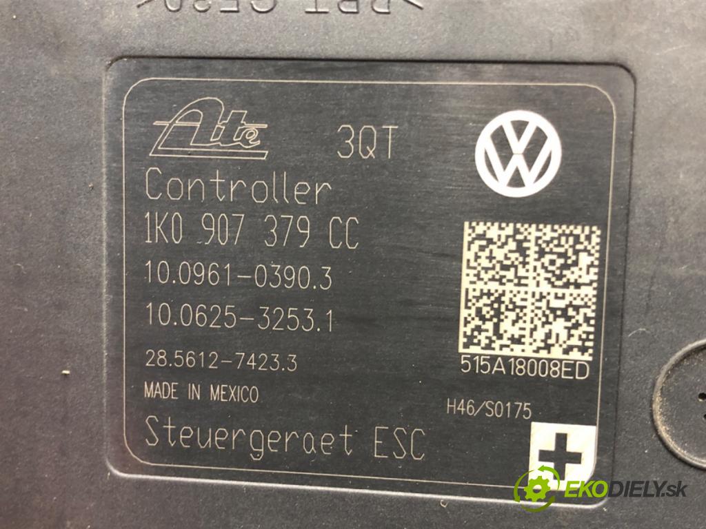 VW JETTA IV (162, 163, AV3, AV2) 2008 - 2022    1.8 TSI 125 kW [170 KM] benzyna 2014 - 2022  Pumpa ABS 1K0907379CC 1K0614517EJ (Pumpy ABS)