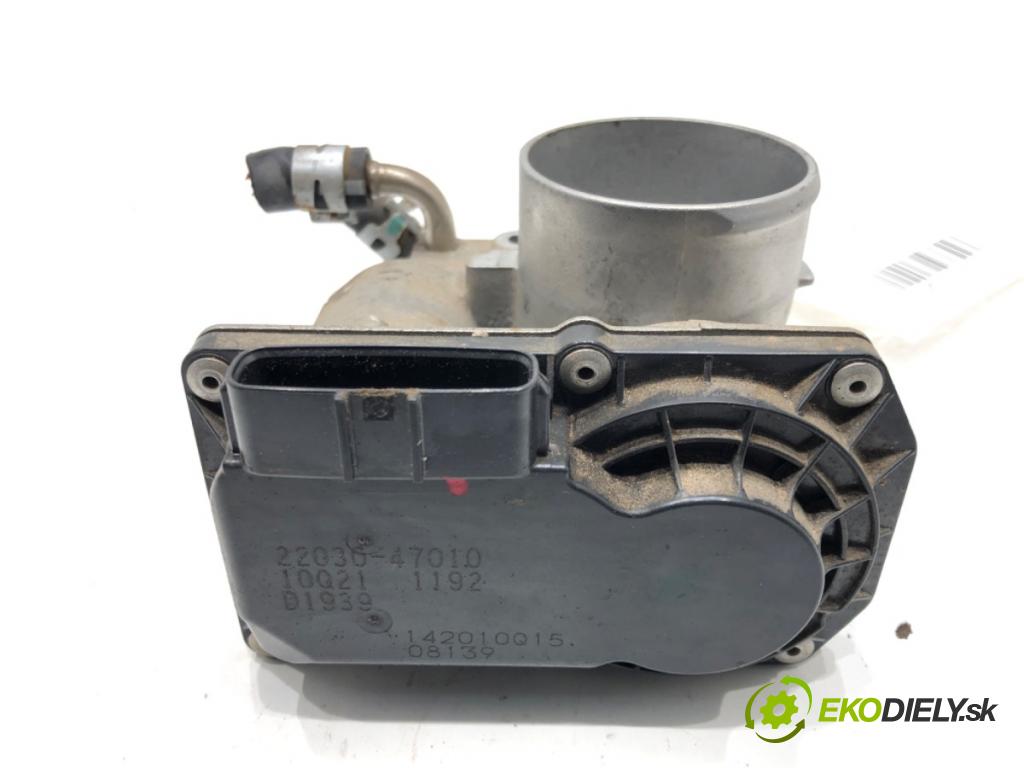 TOYOTA YARIS (_P13_) 2010 - 2022    1.3 (NSP130_) 73 kW [99 KM] benzyna 2011 - 2022  škrtíci klapka 22030-47010 (Škrticí klapky)