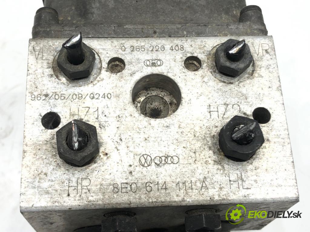 AUDI A4 B5 Avant (8D5) 1994 - 2002    2.5 TDI 110 kW [150 KM] olej napędowy 1997 - 2001  Pumpa ABS 0273004284 8E0614111A (Pumpy ABS)