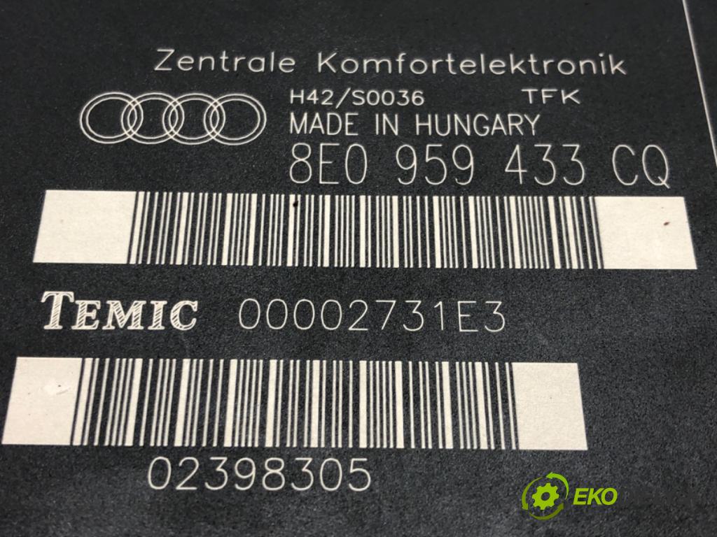 AUDI A4 B7 Avant (8ED) 2004 - 2008    2.0 TDI 103 kW [140 KM] olej napędowy 2004 - 2008  Modul komfortu 8E0959433CQ (Moduly komfortu)