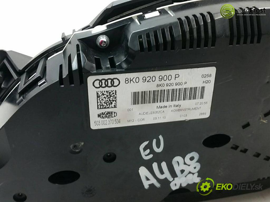 AUDI A4 B8 2010 170 kW B8 2.0 TDI prístrojovka 8K0920900T (Přístrojové desky, displeje)