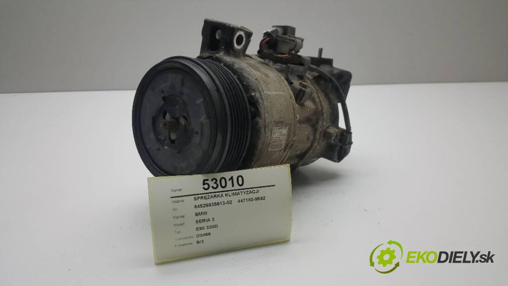 BMW SERIA 3 E90 320D 2006 163 kW E90 320D 1990 kompresor klimatizace 64526935613-02    447180-9592 (Kompresory)