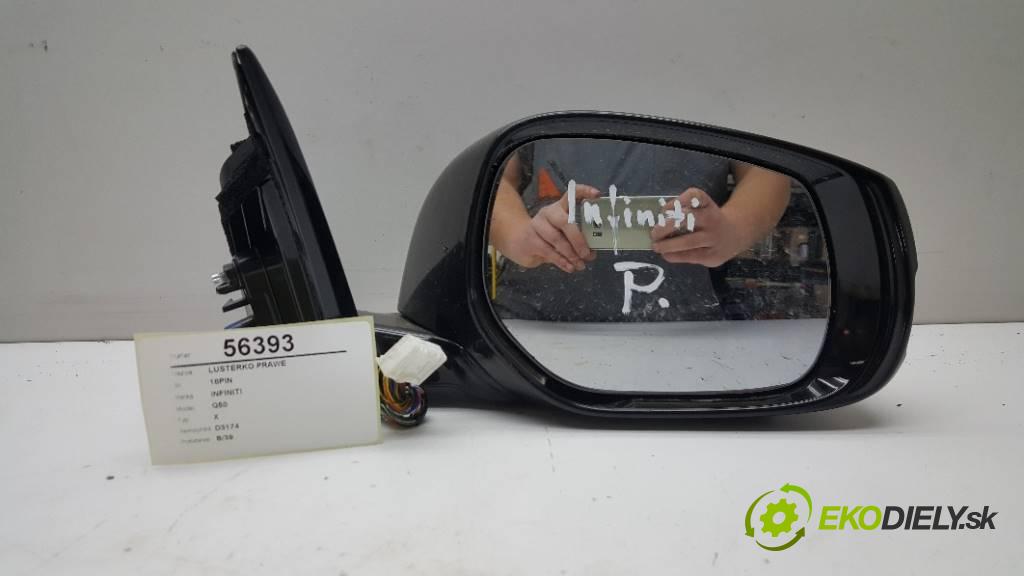 INFINITI Q50 X 2017 211 kW X 1991 Spätné zrkadlo pravé 18PIN  (Ostatné)