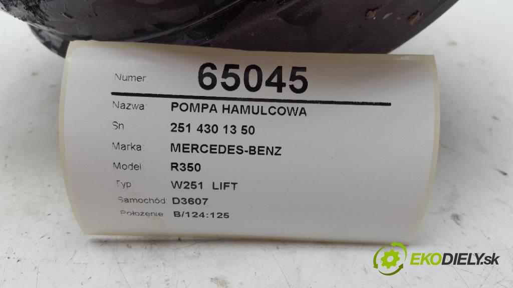 MERCEDES-BENZ R350 W251  LIFT 2010 195kW W251  LIFT 2987 Pumpa brzdová 251 430 13 50  (Posilňovače bŕzd)