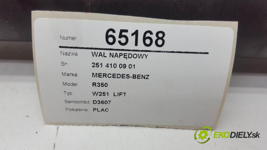 MERCEDES-BENZ R350 W251  LIFT 2010 195kW W251  LIFT 2987 Kardaň, hriadeľ hnací 251 410 09 01 (Kardaňové hriadele)