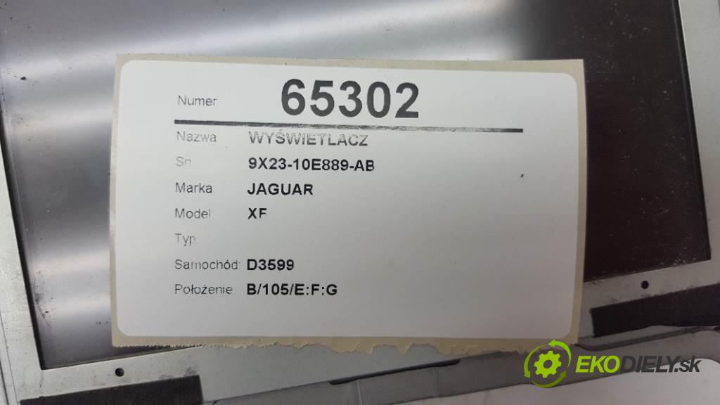 JAGUAR XF   2010 202kW       2993 Displej 9X23-10E889-AB (Přístrojové desky, displeje)