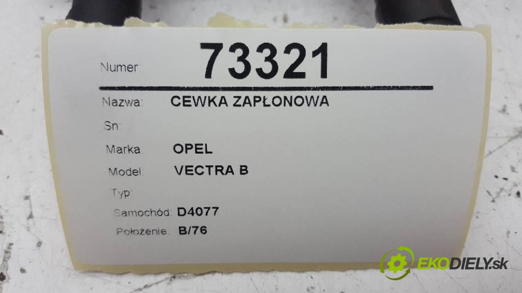 OPEL VECTRA B  2001 74kW   1598 cívka zapalovací  (Zapalovací cívky, moduly)