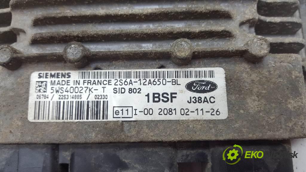 FORD FIESTA  2003 50kW    1399 řídící jednotka motora 2S6A-12A650-BL (Řídící jednotky)