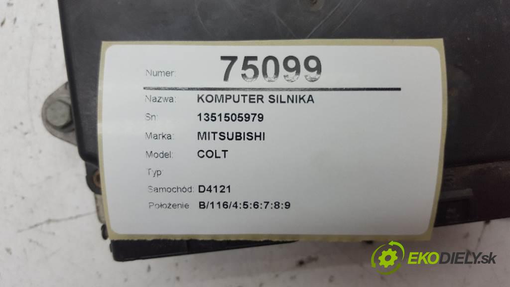 MITSUBISHI COLT  2006 70kW    1332 řídící jednotka motora 1351505979 (Řídící jednotky)