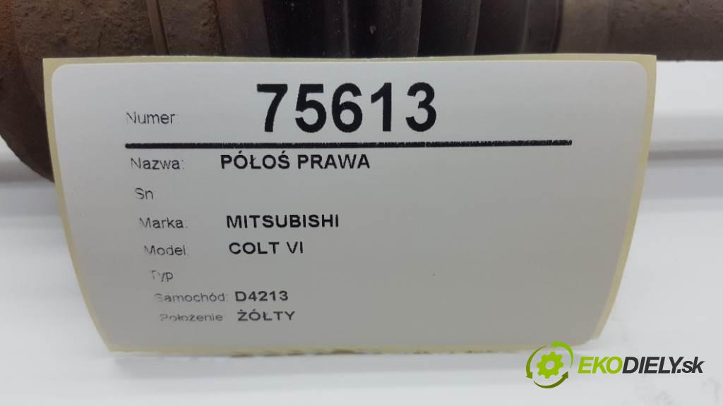 MITSUBISHI COLT VI  2005 55kW    1124 Poloos pravá  (Poloosy)