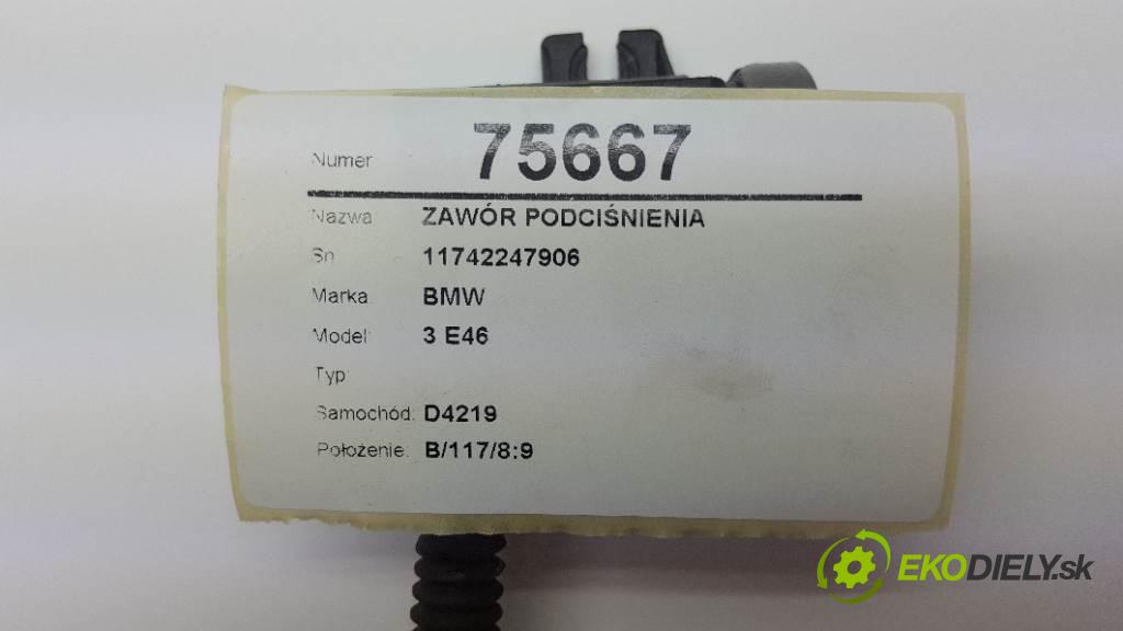 BMW 3 E46  2001 100kW  1951 ventil tlaku 11742247906