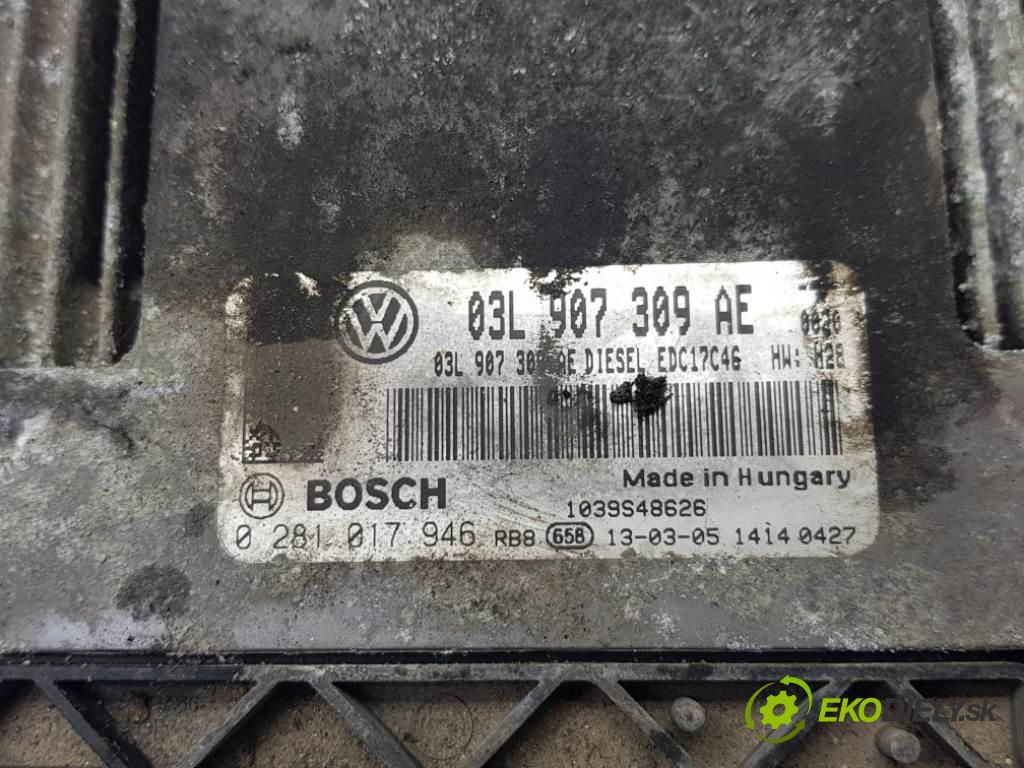 VOLKSWAGEN PASSAT  2013 130kW B7 1968 riadiaca jednotka Motor 03L907309AE (Riadiace jednotky)