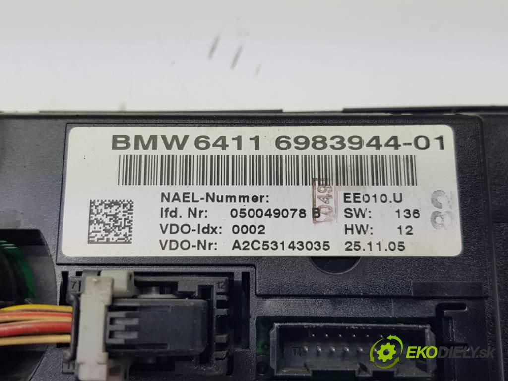 BMW E91  2005 120kW    1995 Panel ovládania kúrenia 6411698394401 (Prepínače, spínače, tlačidlá a ovládače kúrenia)