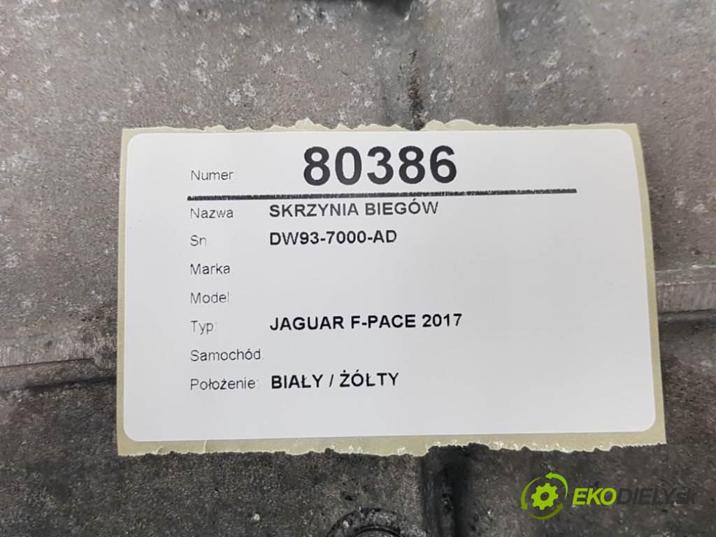 JAGUAR F-PACE 2017  Prevodovka DW93-7000-AD (Prevodovky)