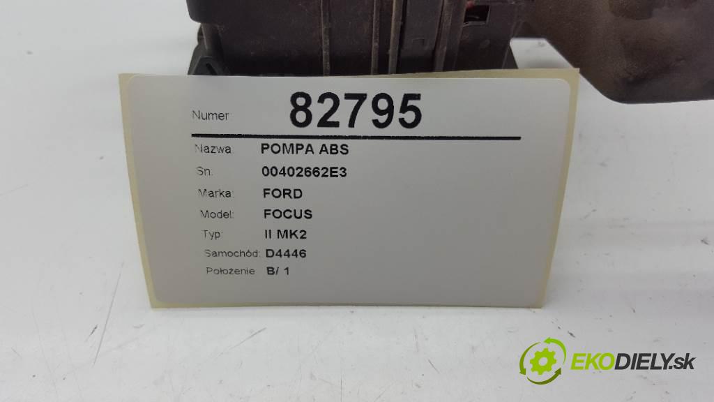 FORD FOCUS II MK2 2007 116 kW II MK2 1753 Pumpa ABS 00402662E3 (Pumpy ABS)