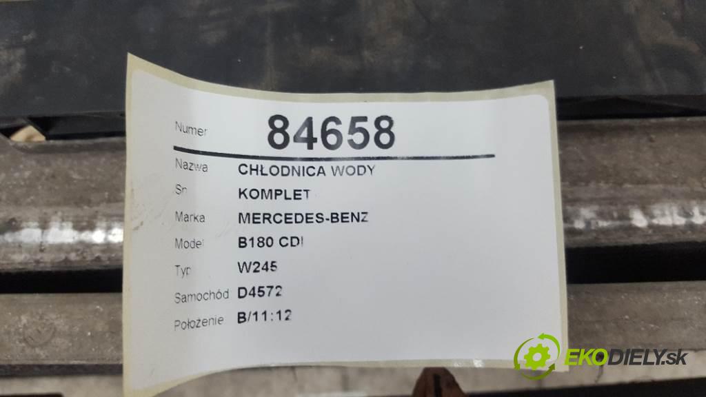 MERCEDES-BENZ B180 CDI W245 2005 80kw W245 1992 Chladič vody KOMPLET (Chladiče vody)