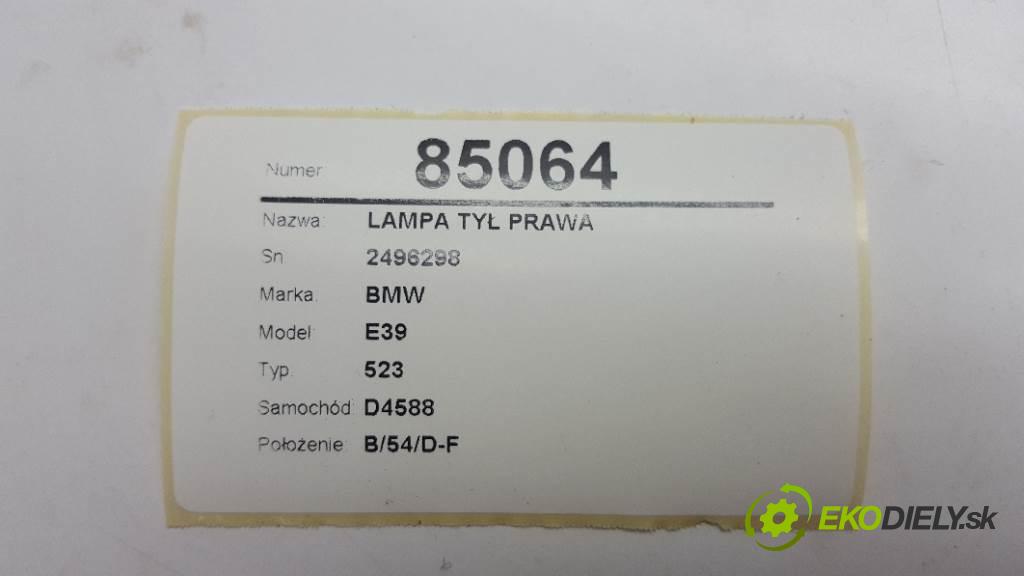 BMW E39 523 1996 125kw 523 2494 Svetlo zad pravá 2496298 (Ostatné)