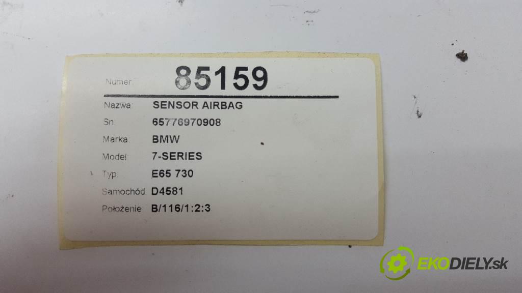 BMW 7-SERIES E65 730 2003 0 kW E65 730 730 senzor airbag 65776970908 (Snímače)