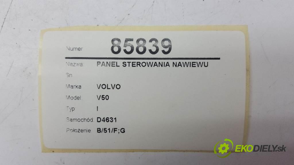 VOLVO V50 I 2005  I 1997 Panel ovládania kúrenia  (Prepínače, spínače, tlačidlá a ovládače kúrenia)