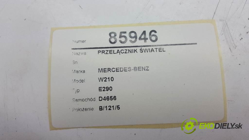 MERCEDES-BENZ W210 E290 2002 0 kW E290 2.9 přepínač světel  (Ovládaní topení a přepínače)