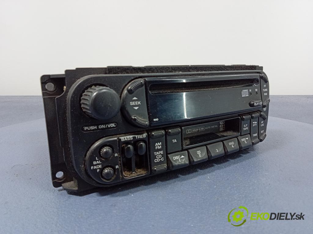 Chrysler Grand voyager 2002 Radio I Navigácia: P56038585AO