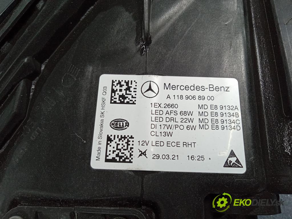 Mercedes Cla 0 Reflektor: Vľavo: A1189068900