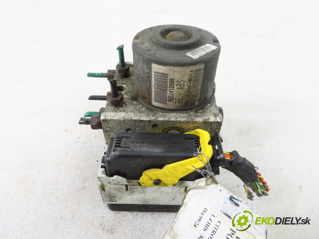 CITROEN C3 I (FC_) HB 2003 50,00 1.4 HDi 8V - 8HX 1398,00 Pumpa ABS 10097011083 ; 9651412080 (Pumpy ABS)