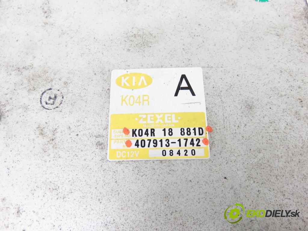 KIA RETONA (CE) SUV 2001 61,00 2.0 TD 83 - RF (Mazda) 1998,00 Riadiaca jednotka Motor 4079131742 ; K04R18881D